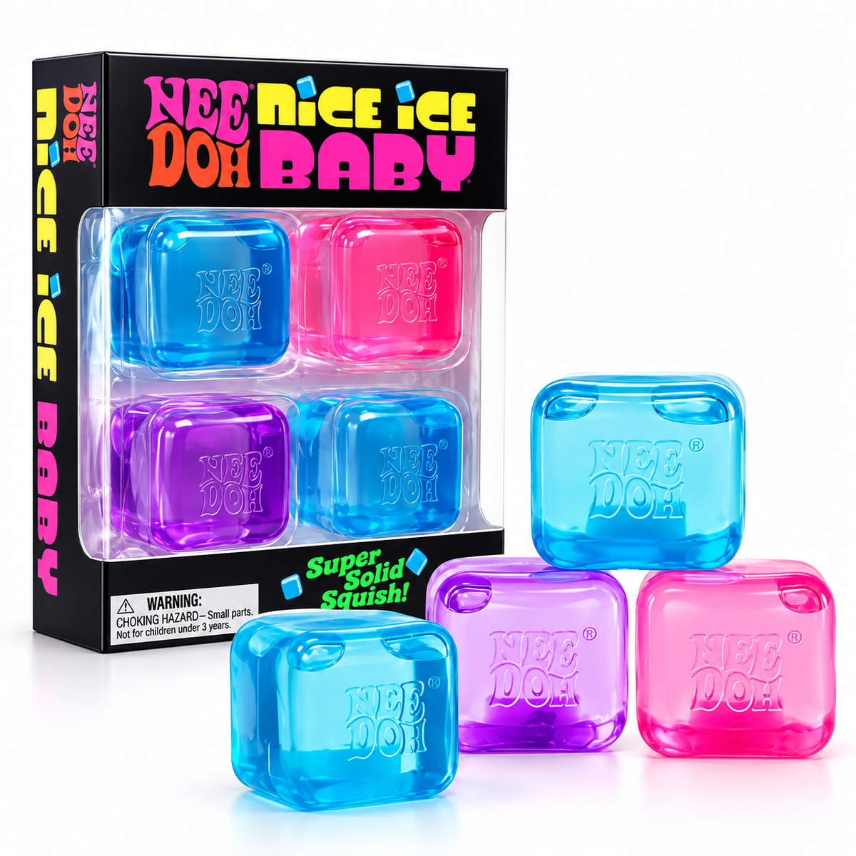 NeeDoh Nice Ice Baby 4-Pack