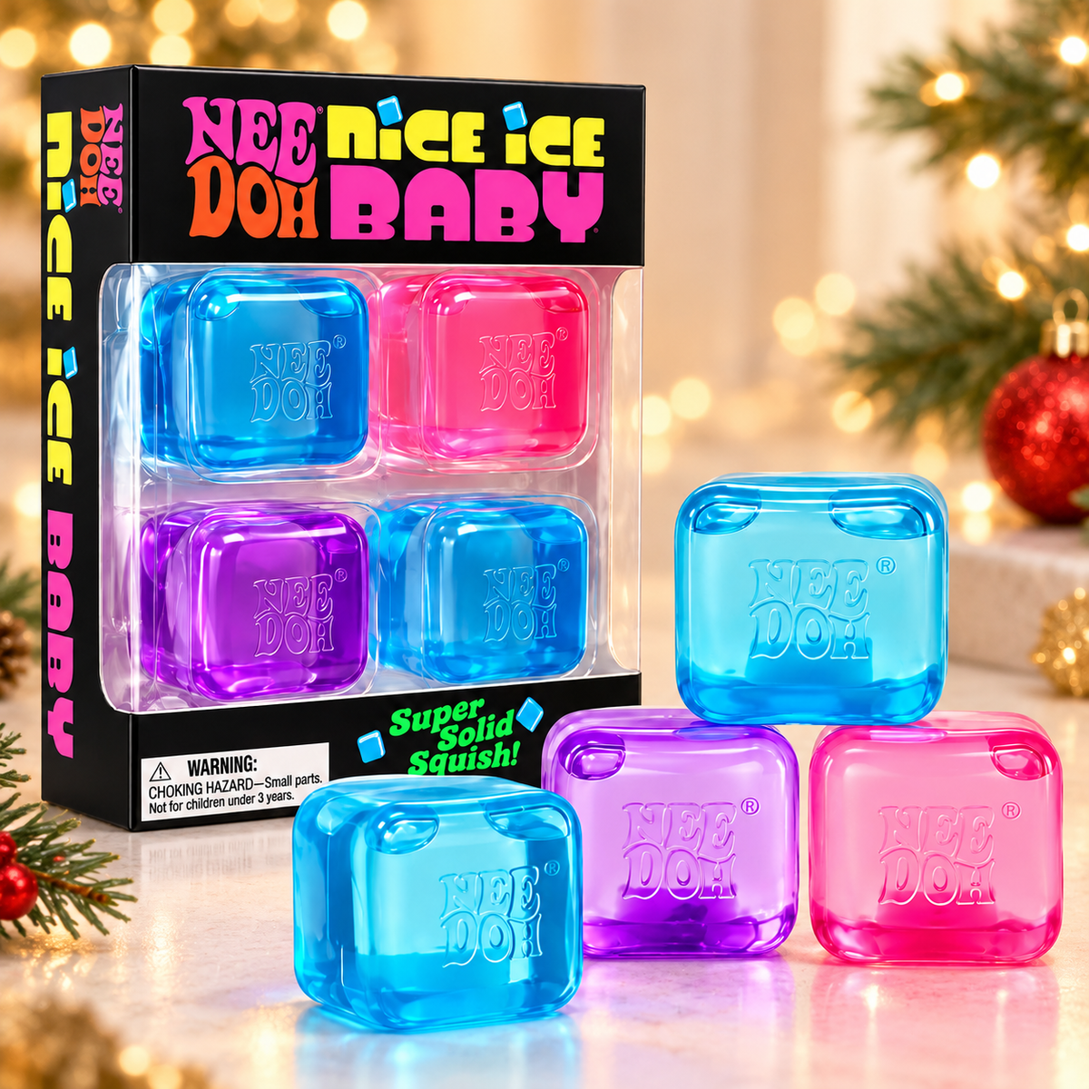 NeeDoh Nice Ice Baby 4-Pack